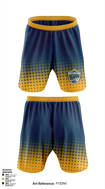 South Lake Tahoe AYSO Region 282 86918332 Athletic Shorts With Pockets - 1