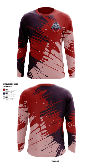 Grand Valley Youth Football 97329751 Long Sleeve Performance Shirt - 1