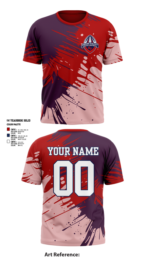 Grand Valley Youth Football 97329751 Football Jersey - 2