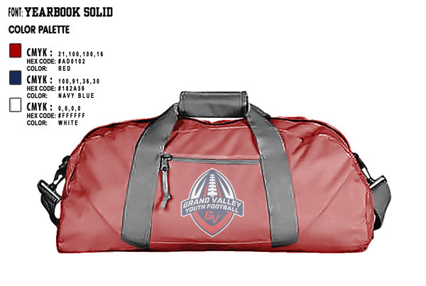Grand Valley Youth Football 97329751 Duffle Bag - 1