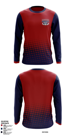 Langhorne Neshaminy United Soccer Club 57923086 Long Sleeve Performance Shirt 1