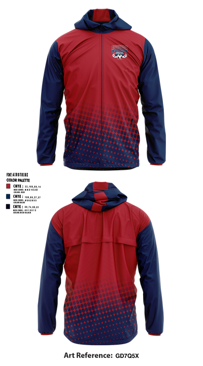 Langhorne Neshaminy United Soccer Club 57923086 Windbreaker - 1