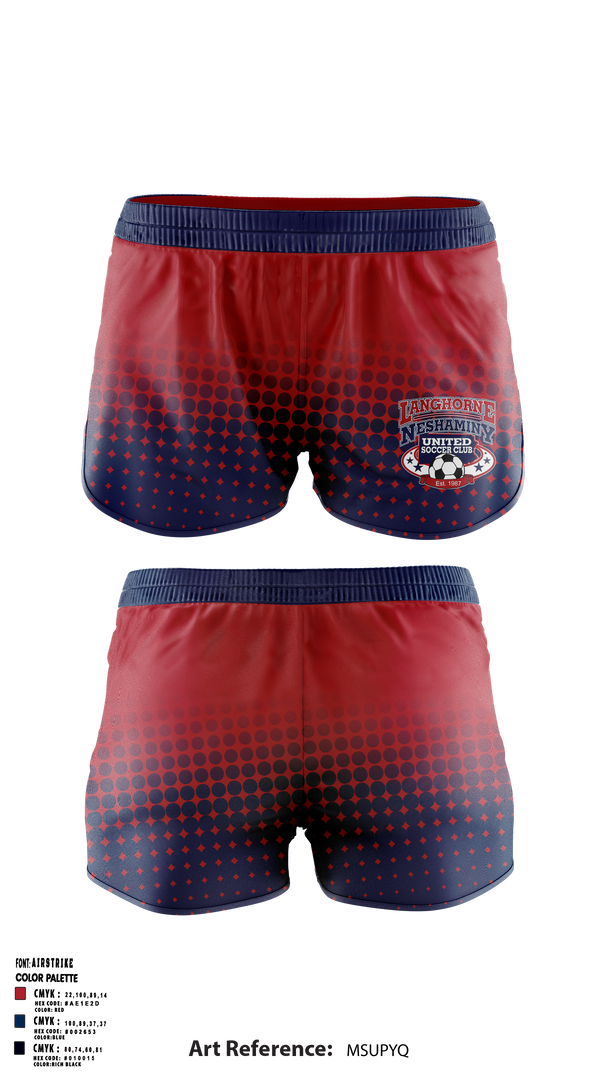 Langhorne Neshaminy United Soccer Club 57923086 Ranger Panties - 1
