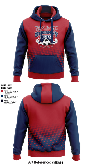 Langhorne Neshaminy United Soccer Club 57923086 Hoodie - 1