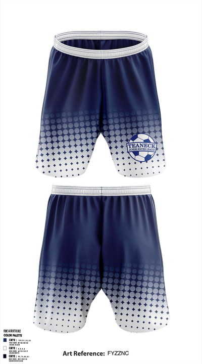 Teaneck Junior Soccer League 64824706 Athletic Shorts With Pockets - 1