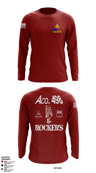 498th SUP BN 2AD (FWD) 97926339 Long Sleeve Performance Shirt 1