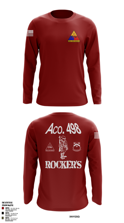 498th SUP BN 2AD (FWD) 97926339 Long Sleeve Performance Shirt 1