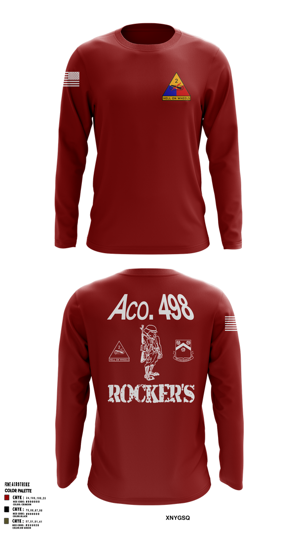 498th SUP BN 2AD (FWD) 97926339 Long Sleeve Performance Shirt 1