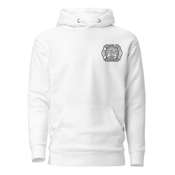 Engine 51 Ladder 29 Medic 18 Battalion 2 1889542 Unisex Premium Hoodie | Cotton Heritage M2580