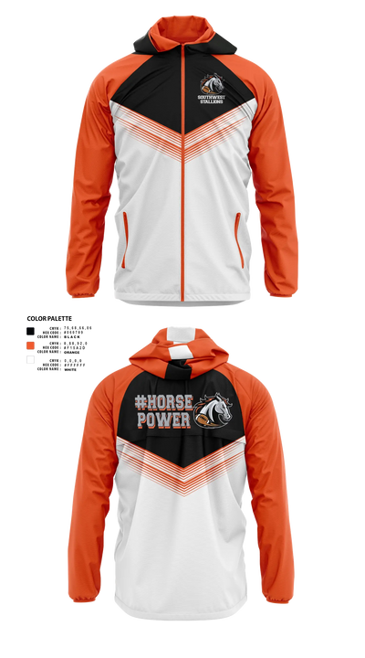 Southwest Stallions 69385019 Windbreaker - 51
