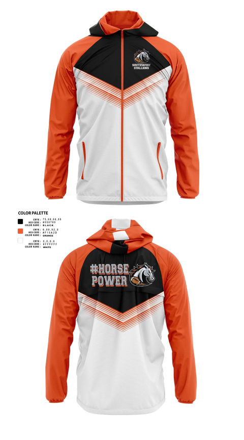 Southwest Stallions 69385019 Windbreaker - 51