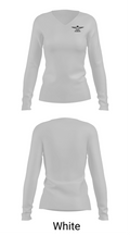 LAKELAND WRESTLING CLUB 15399387 Women's Long Sleeve V-neck Shirt - 11