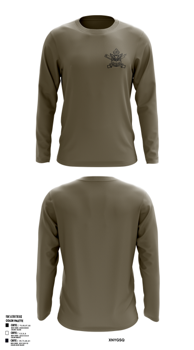 4th/104th BN (CA/PO) 7380170 Long Sleeve Performance Shirt - 4