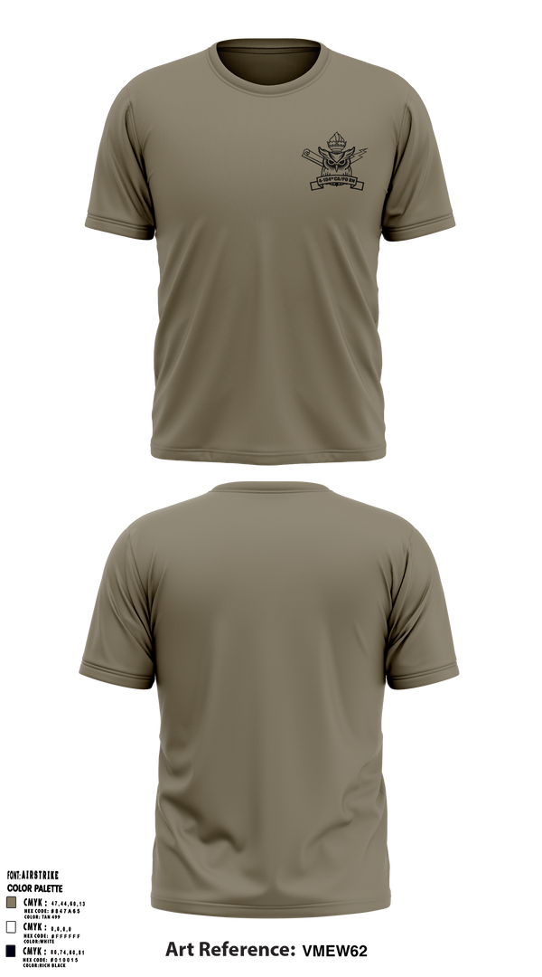 4th/104th BN (CA/PO) 7380170 Short Sleeve Performance Shirt - 4
