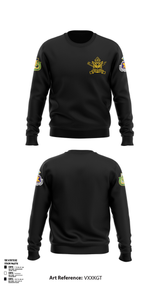 4th/104th BN (CA/PO) 7380170 Crew Neck Sweatshirt - 1