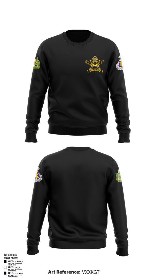 4th/104th BN (CA/PO) 7380170 Crew Neck Sweatshirt - 1
