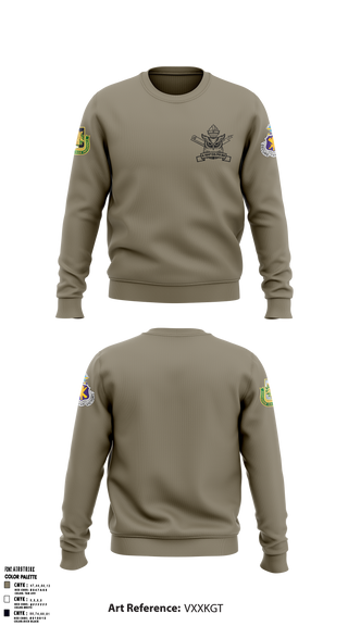 4th/104th BN (CA/PO) 7380170 Crew Neck Sweatshirt - 2