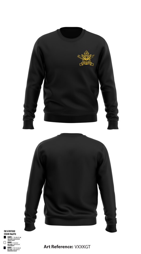4th/104th BN (CA/PO) 7380170 Crew Neck Sweatshirt -3