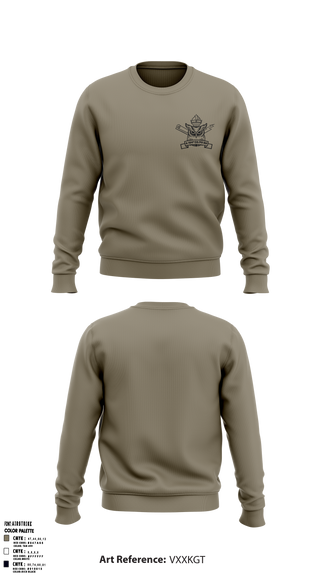 4th/104th BN (CA/PO) 7380170 Crew Neck Sweatshirt - 4