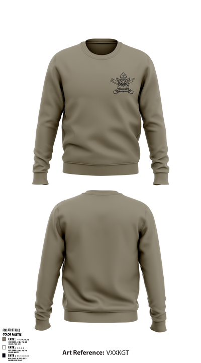 4th/104th BN (CA/PO) 7380170 Crew Neck Sweatshirt - 4