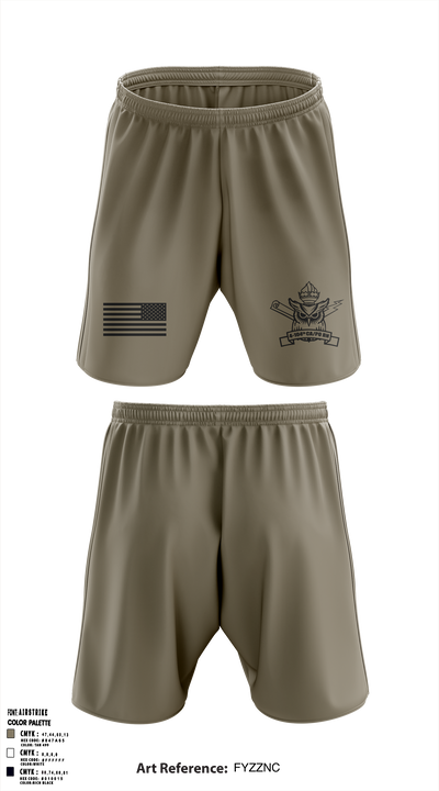 4th/104th BN (CA/PO) 7380170 Athletic Shorts With Pockets - 2