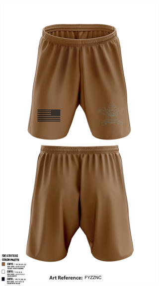 4th/104th BN (CA/PO) 7380170 Athletic Shorts With Pockets - 6