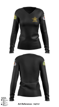 4th/104th BN (CA/PO) 7380170 Women's Long Sleeve V-neck Shirt - 1