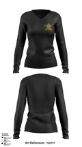 4th/104th BN (CA/PO) 7380170 Women's Long Sleeve V-neck Shirt - 3