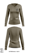 4th/104th BN (CA/PO) 7380170 Women's Long Sleeve V-neck Shirt -4