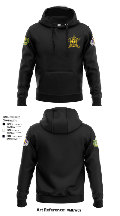 4th/104th BN (CA/PO) 7380170 Hoodie - 1