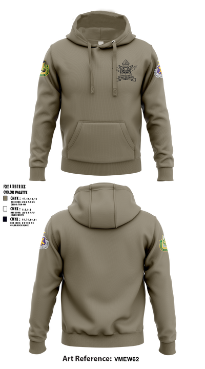 4th/104th BN (CA/PO) 7380170 Hoodie - 2