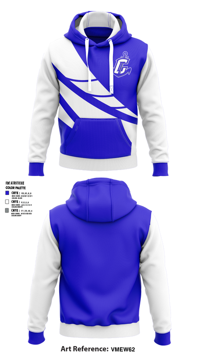 Cumberland Jr. Clippers Football & Cheer 71930155 Hoodie - 2