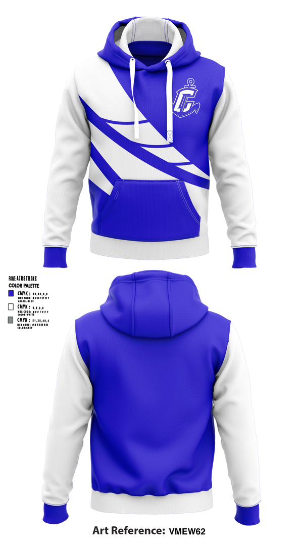 Cumberland Jr. Clippers Football & Cheer 71930155 Hoodie - 2