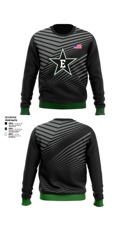 Estacada High School Wrestling Crew Neck Sweatshirt - 6