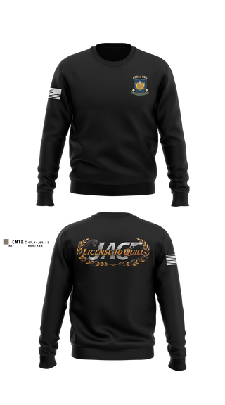 Crew Neck Sweatshirt, TJAGCLS, Army, Teamtime, Team time, sublimation, custom sports apparel, team uniforms, spirit wear, spiritwear, sports uniforms, custom shirts, team store, custom team store, fundraiser sports, apparel fundraiser