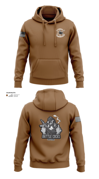 BATTLECOCKS, Boldsteel, 2-32 Far. 8081445 Hoodie - 1
