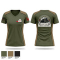 1033rd Engineer Support Company Women's Short Sleeve V-neck Shirt - 1
