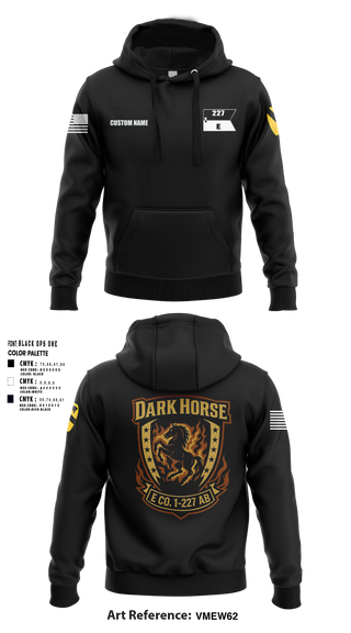Echo Company, 1-227 AB, 1ACB, 1CD 36201822 Hoodie -4