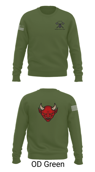 Crew Neck Sweatshirt, D Co 3-47, , Teamtime, Team time, sublimation, custom sports apparel, team uniforms, spirit wear, spiritwear, sports uniforms, custom shirts, team store, custom team store, fundraiser sports, apparel fundraiser