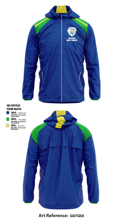 Millbrae AYSO Region 145 73555499 Windbreaker - 1