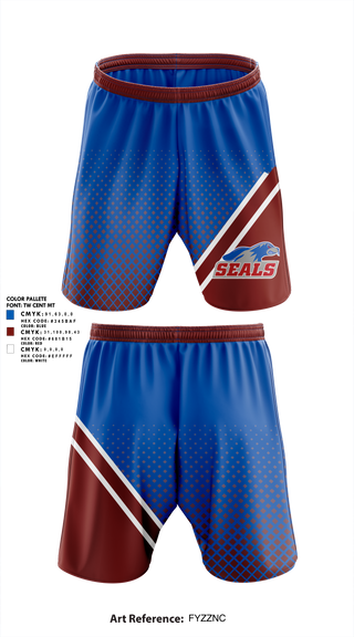 Selinsgrove Area Youth Football League 93398584 Athletic Shorts With Pockets - 1