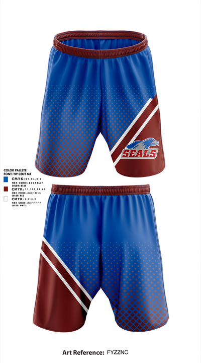 Selinsgrove Area Youth Football League 93398584 Athletic Shorts With Pockets - 1