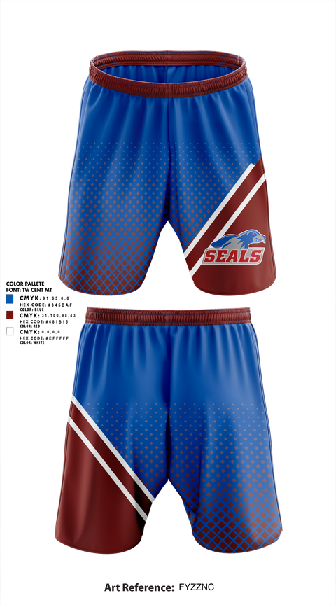 Selinsgrove Area Youth Football League 93398584 Athletic Shorts With Pockets - 1
