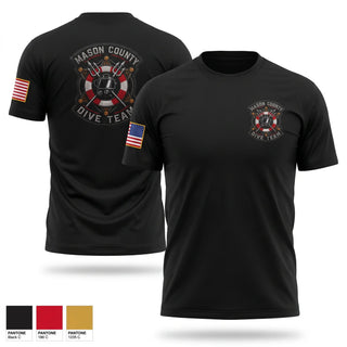 Short Sleeve Performance Shirt, Mason County Sheriffs Office Dive Team, Police, Teamtime, Team time, sublimation, custom sports apparel, team uniforms, spirit wear, spiritwear, sports uniforms, custom shirts, team store, custom team store, fundraiser sports, apparel fundraiser