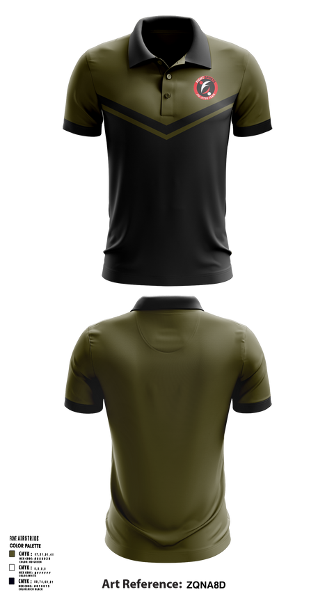 Fight Sports 37658569 Short Sleeve Performance Polo - 1