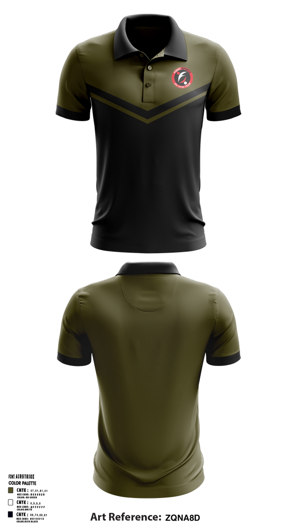 Fight Sports 37658569 Short Sleeve Performance Polo - 1