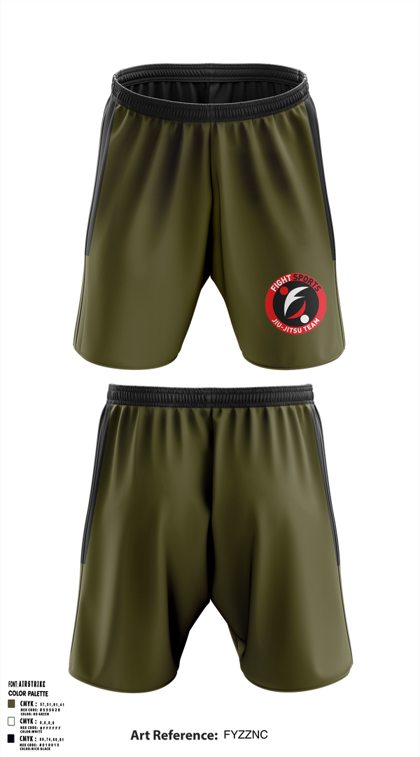 Fight Sports 37658569 Athletic Shorts With Pockets - 1