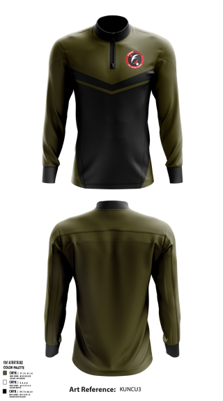 Fight Sports 37658569 Quarter Zip Jacket - 1