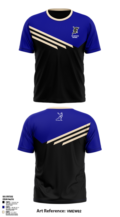 The ruthless footballers 64127416 Short Sleeve Performance Shirt - 1