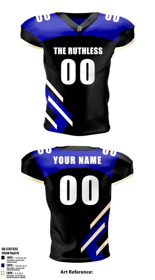 The ruthless footballers 64127416 Football Jersey - 1